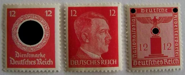 Briefmarken Lot - Adolf Hitler / Deutsches Reich / Wk Ii. / Postfrisch