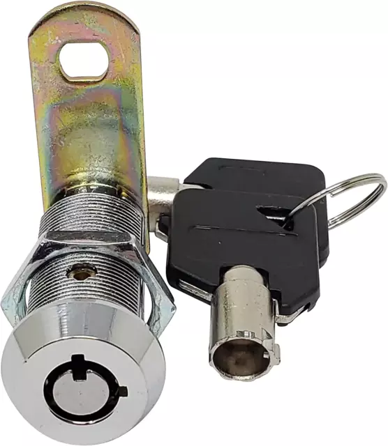 Admiral Locks 1-1/2” Tubular Cam Lock, Keyed Alike Removable Key RV Compartment