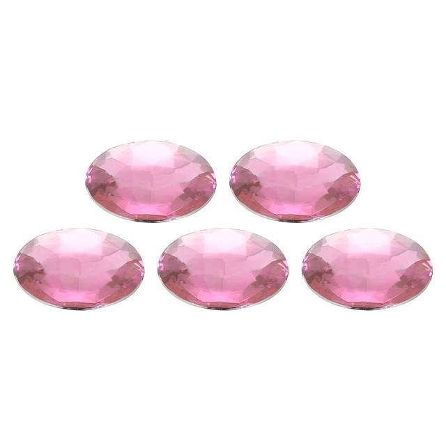 Produktbild von ULTECHNOVO 100 Stück Runde Resin Strasssteine Flach Glänzend DIY