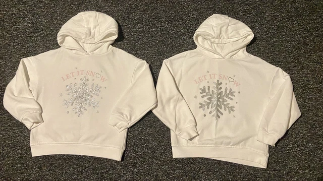 Twin Girls Christmas Jumpers 7-8 Bundle