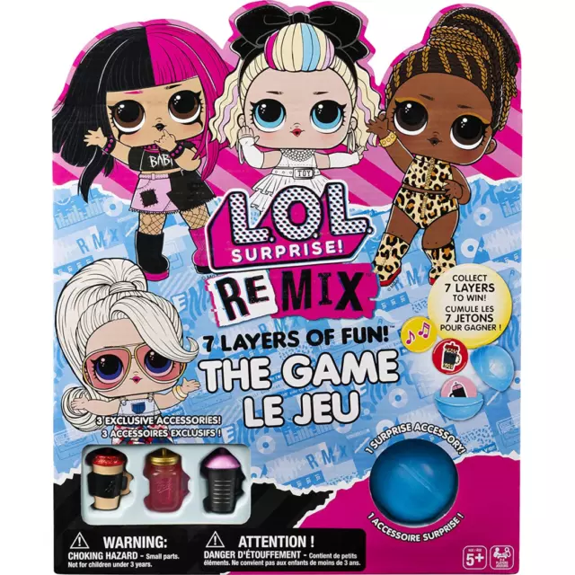 LOL Surprise Doll Board Game Kids Girls Party 6042059 (Damaged Box)