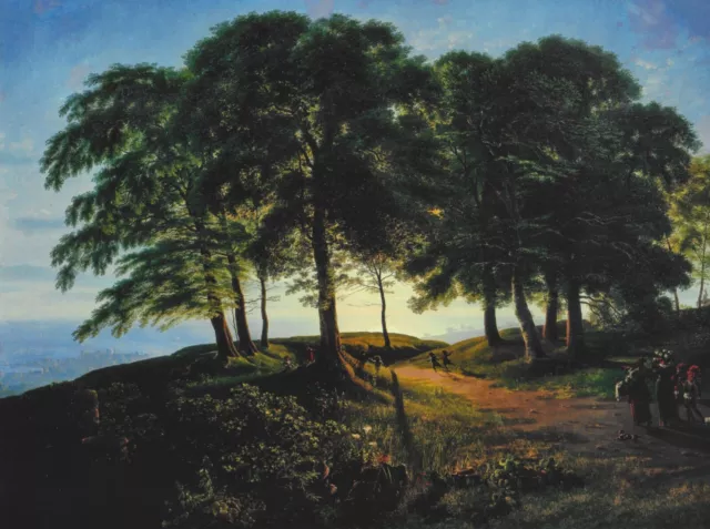 Karl Friedrich Schinkel - Der Morgen, 1813 40x60cm, Druck Leinwand a. Keilrahmen