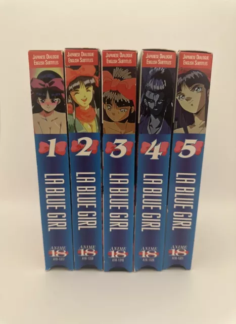 LA BLUE GIRL VHS 1-5 Anime 18 Japanese With English Subs 1992 $314.38 ...