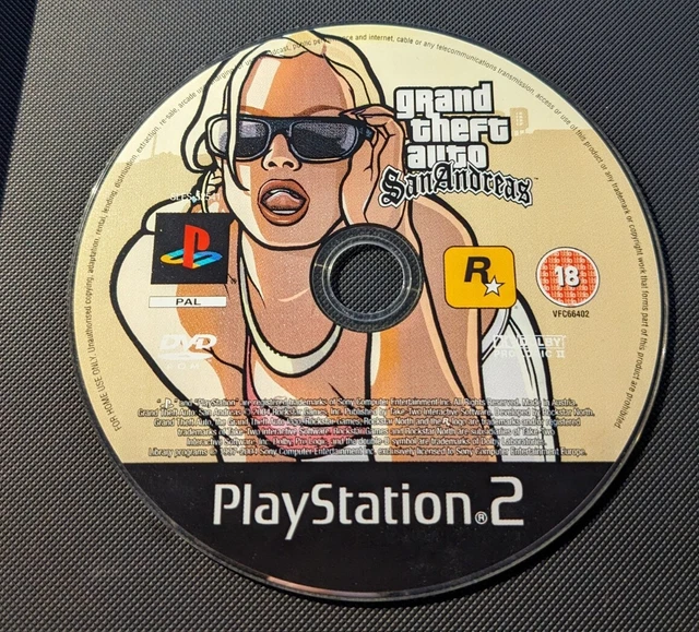 GRAND THEFT AUTO GTA San Andreas PlayStation 2 PS2 gioco in scatola ...