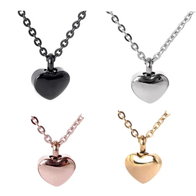 Cremation Jewelry Necklace Necklace Heart Eternal Stainless Steel