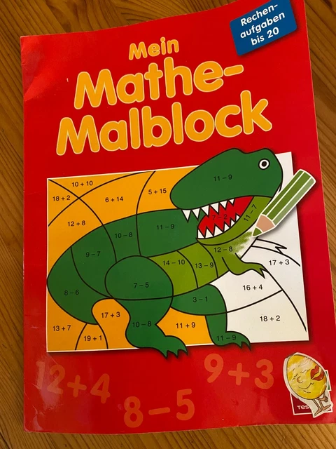 Kindermalbuch "Mein Mathe-Malblock"