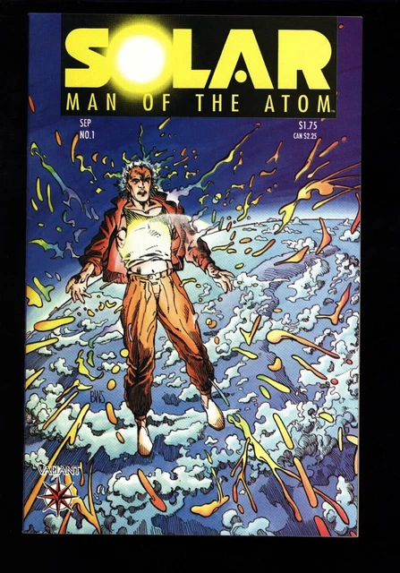 Solar Man of Atom #1  NM (9.4) WP Valiant Comics 1991 Pre-Unity 1st appearance