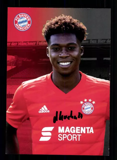 Derrick Köhn Autogrammkarte Bayern München Amateure 2019-20 Original Signiert