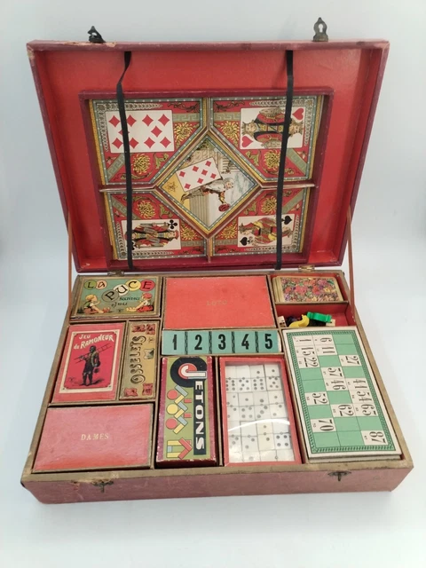 Coffret 10 jeux classiques de luxe, eu de société classique