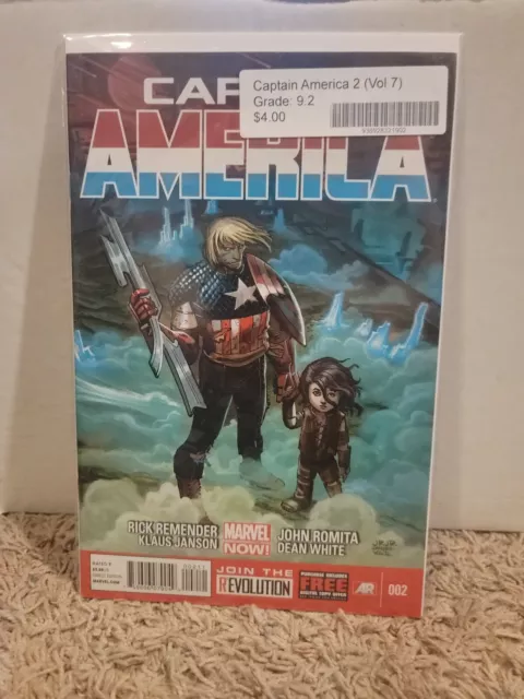 Cómic Remender Capitán América (Vol 7) #2 casi nuevo Marvel J&R