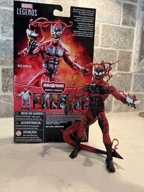 Marvel Legends Red Goblin 6” Figure Kingpin BAF Series Spiderman Villain Carnage