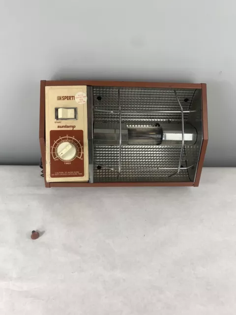 Lámpara de calor vintage Sperti modelo PT-9 S-363-CRE usada funciona lectura barata