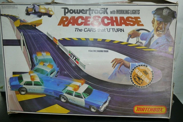 MATCHBOX POWERTRACK PT6000 Race And Chase Incomplet Pour Rechanges