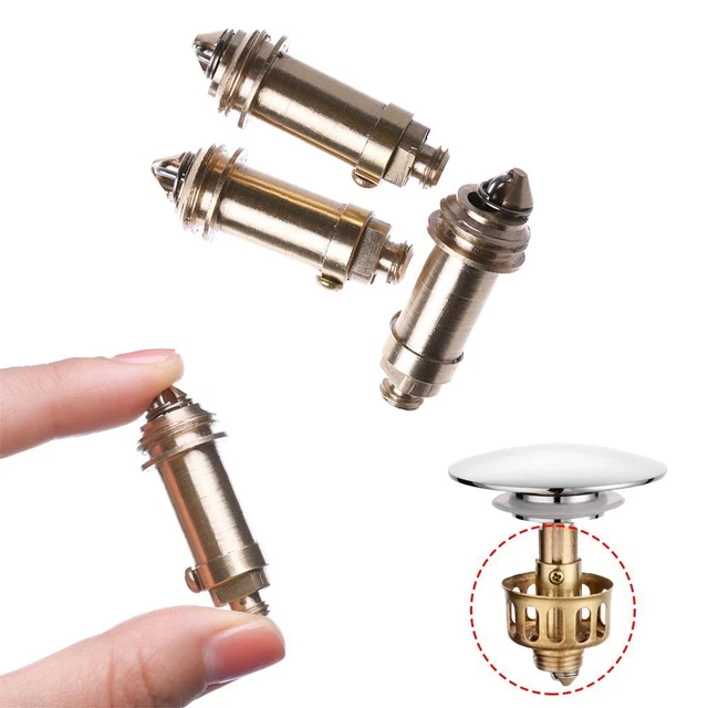 Stipper Bolt Spring REPLACEMENT BASIN DRAIN Stopper Plug Bolt Spring Pop Up Bolt Clack Plug ...