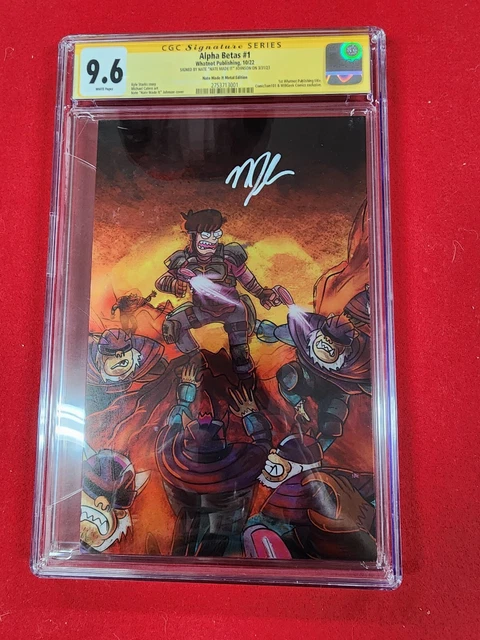 🌟 Alpha Betas #1 Metal CGC 9.6 Doom Homage Signed by Nate Johnson - Ltd to50 🌟