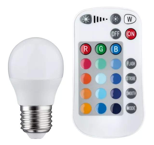 Paulmann LED Gotas Cambio de Color 3,5W E27 230V con Control Remoto