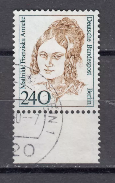 DS Bedeutende Frauen  Berlin 1986/1989 Nr. 827 240 Pf. top-rundgestempelt! 1 A.