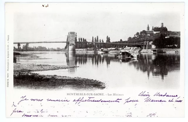 (S-2694) FRANCE - 01 - MONTMERLE SUR SAONE CPA      SERRE E.  ed.