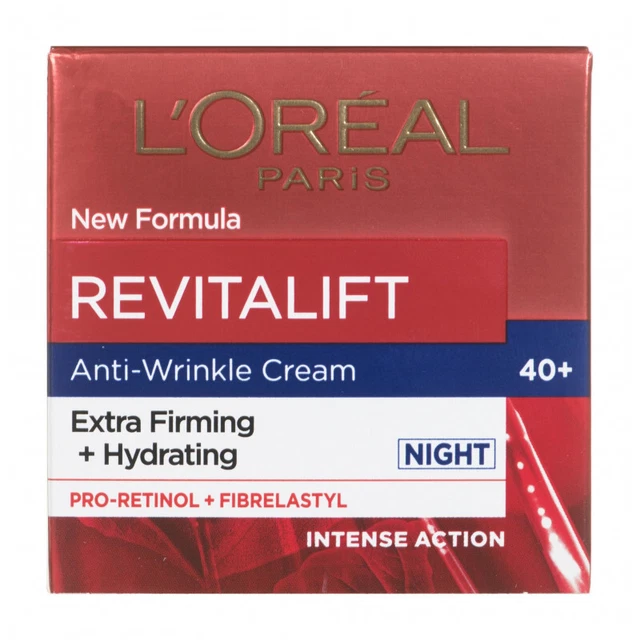 L'OREAL REVITALIFT CREMA Anti-rughe Notte 40 + - 50 ml EUR 12,00 ...