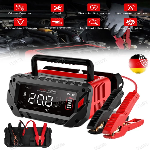 12V 24V Auto Batterie Ladegerät Für Lithium LiFePO4 AGM GEL SLA