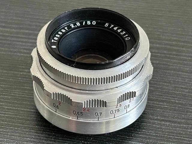 Vintage Carl Zeiss Jena Tessar 2,8 / 50 mm Objektiv M42