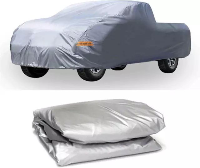 All Weather Protection Heavy Duty Outdoor Pickup Truck Cover Sun Rain Resistant