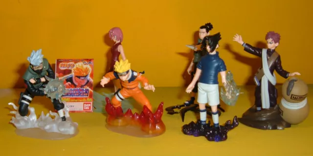 NARUTO 6 FIGURE full set ULTIMATE COLLECTION PART 1 Gashapon BANDAI JAPAN RARITA