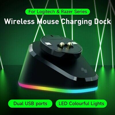 Mouse Charging Dock Power Stand For Logitech G Pro X Superlight G502 G703 G903