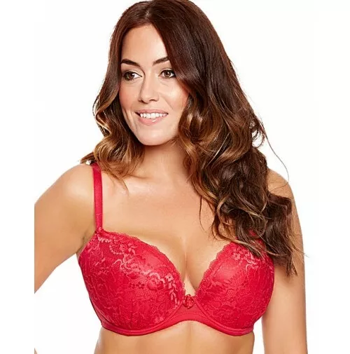 ANN SUMMERS HELENA Red Plunge Bra Sz 36D *In Stock* £19.99 - PicClick UK