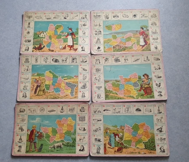 Planche Ancienne De 12 Boutons De Luxe Imos Bleus - 22mm, Occasion