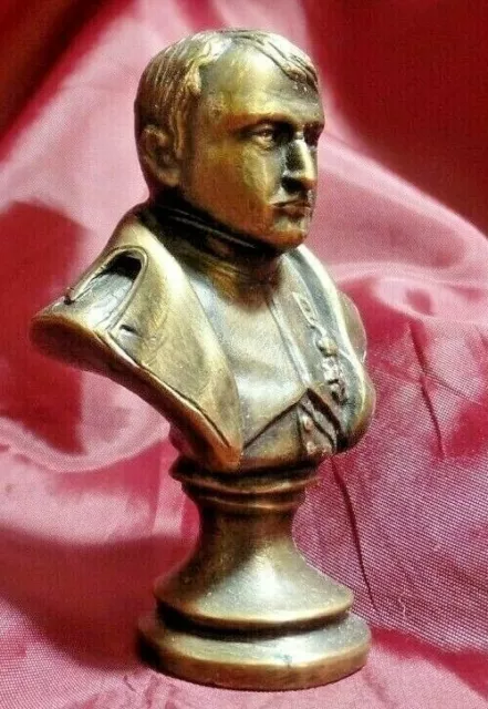 r Statue hot cast bronze sculpture BUST NAPOLEON BONAPARTE (7 cm)    9245