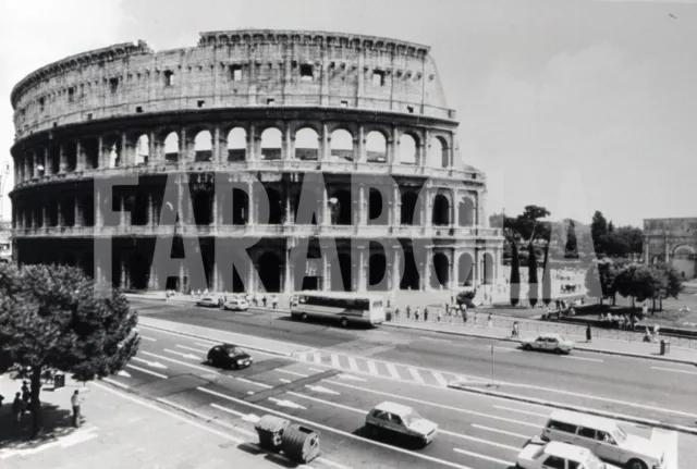 Foto Vintage Roma il Colosseo anni 80 stampa 24x18 cm