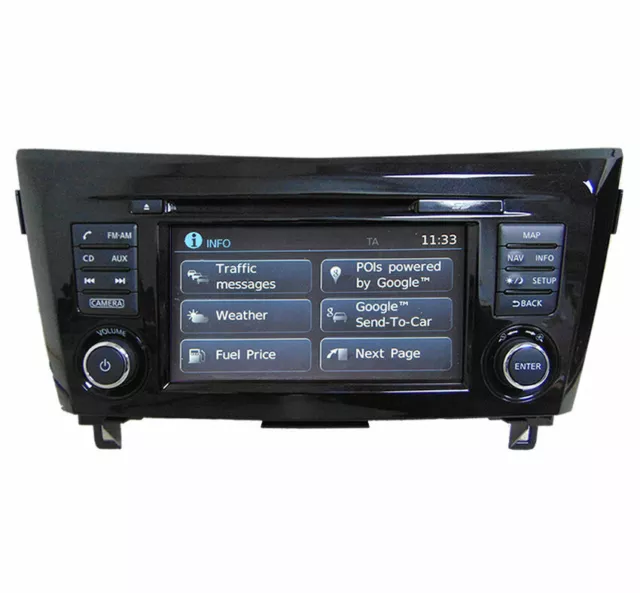 NISSAN QASHQAI SAT Nav Stereo Dab+ Digital Radio Bluetooth Cd