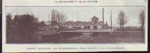 1927  --  LA FERTE BERNARD   GRANDE DISTILLERIE ETts EMILE LEGOUT   T756