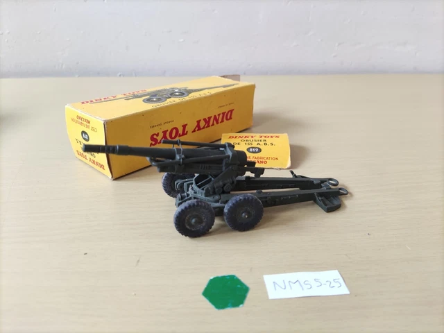 Le canon obusier ABS de 155 en miniature Dinky Toys France au 1/50e