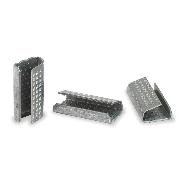 GRAINGER APPROVED 2CXP5 Strapping Seal,Heavy Duty Seal,PK1000