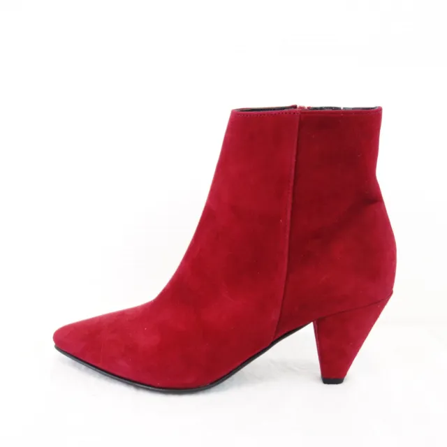 Kennel & Schmenger Femmes Chaussures Bottines Bottes Cuir Rouge Taille 36 Neuf