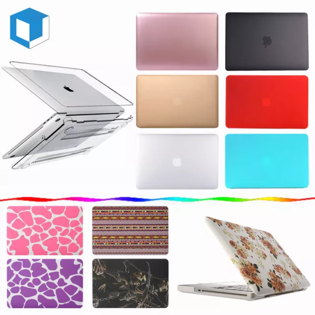 MacBook Case Cover fr Apple Air Pro Retina 13 14 15 16" Rubberized Shell M1 2 3
