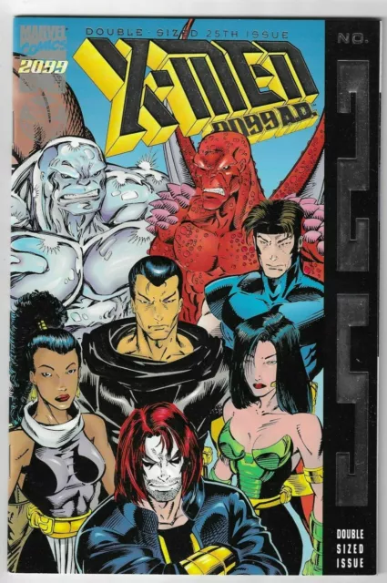 Marvel |  X-Men: 2099 A.D. | VF | 1st PRINT | #25 | Embossed Cover!  | RON LIM