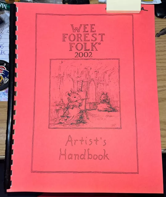 WEE Forest Folk 2002 Artist's Handbook Employee Only Item L@@K!
