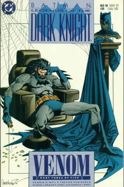 Batman Legends of the Dark Knight #18  DC Comic Book (1991) NM…Venom/Bane…