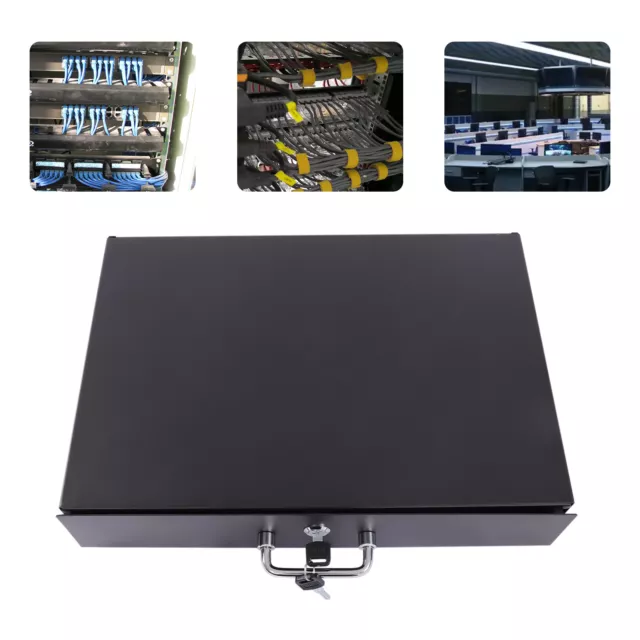2U Network Cabinet Drawer/Server Cabinet Case Black 19" Rack Mount Drawer 2U Network Cabinet Drawer/Server Cabinet Case Black 19" Rack Mount Drawer