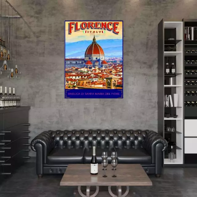 94444 Florence Italy Basilica di Santa Maria del Fiore Wall Print Poster Plakat 3