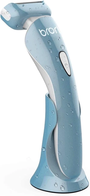 Brori Rasoio Elettrico Donna - Rasoio Bikini Donna Tagliabikini Per Donna Gambe Pubbliche