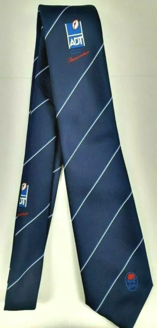 1990s Rugby Championship Tie Sponsered By ADT Secrurity Systems - RFU - Union