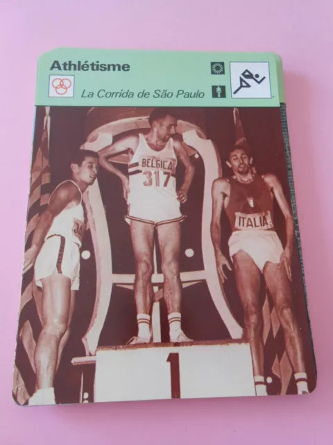 Athlétisme La Corrida de Sao Paulo Fiche Card 1978