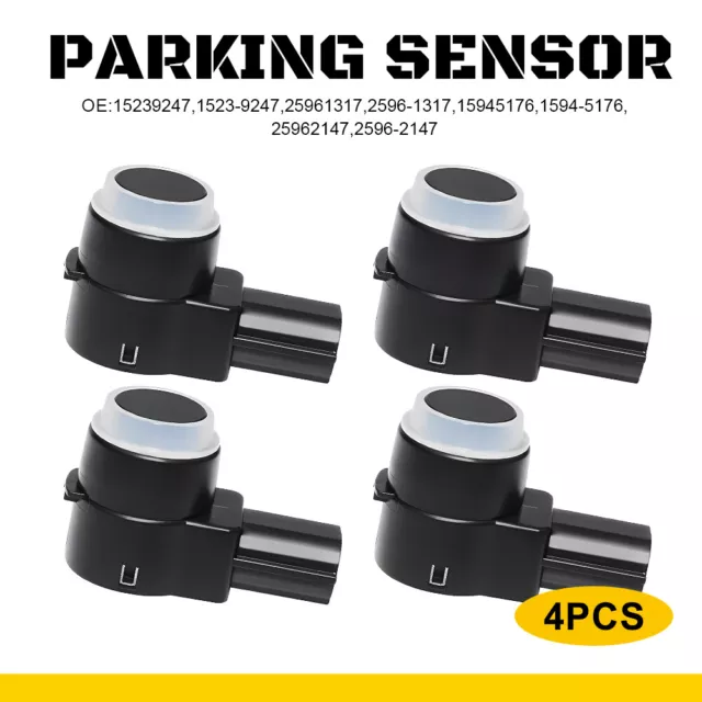 4X Reverse Backup Parking Bumper Park Assist Sensor For 06-19 GMC Chevy 15239247