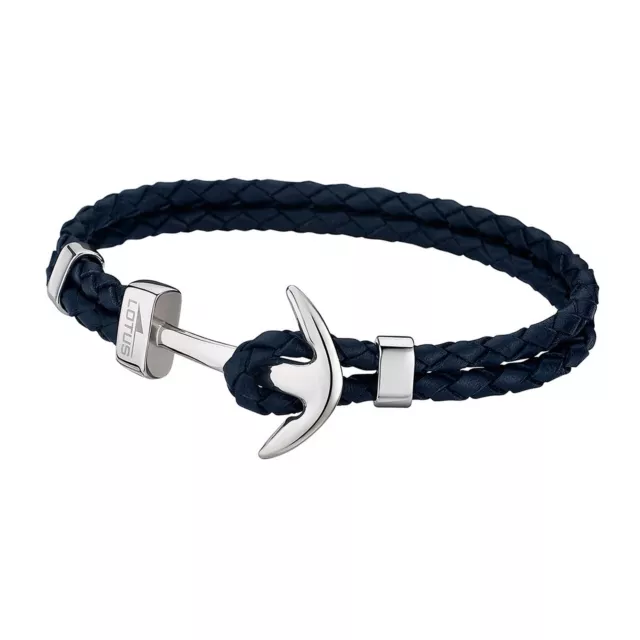 Lotus Style Urban Anker Armband blau LS1832-2/4 Herren Schmuck Leder JLS1832-2-4