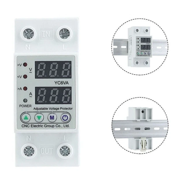 AC 230V ADJUSTABLE voltage regulator, dual display and current limit ...