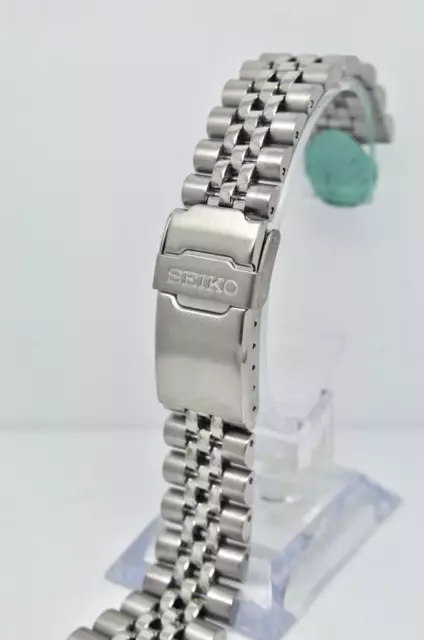 GENUINE SEIKO JUBILEE Watch Bracelet Safety Clasp 22mm Lugg Solid Links  £ - PicClick UK